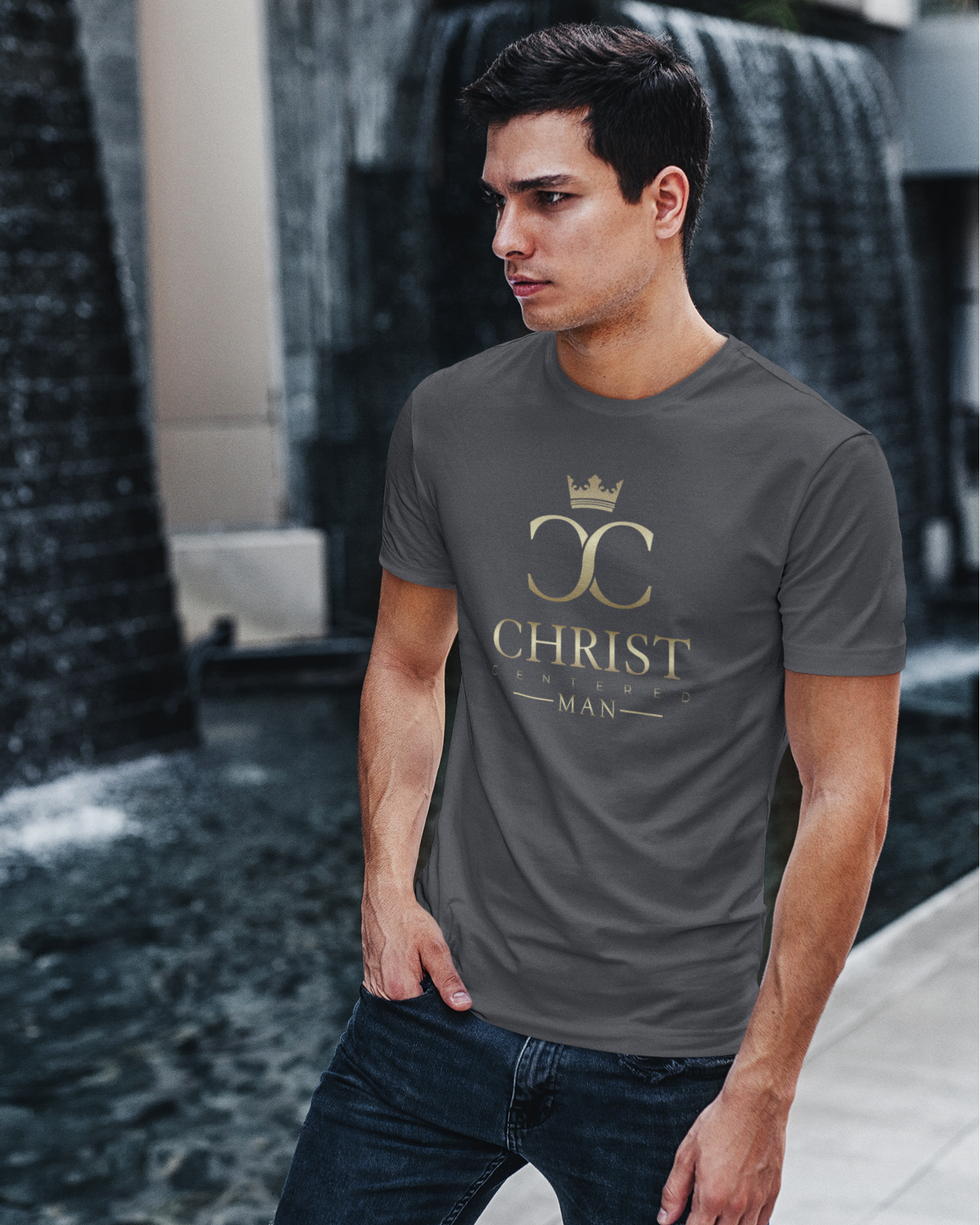 Christ Centered Man: Unisex Softstyle T-Shirt: God Is Within Her